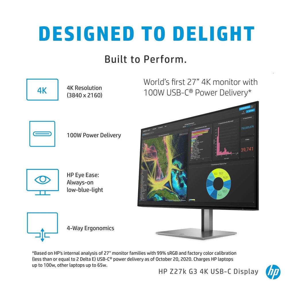 HP Z27k G3 4K USB-C Monitor